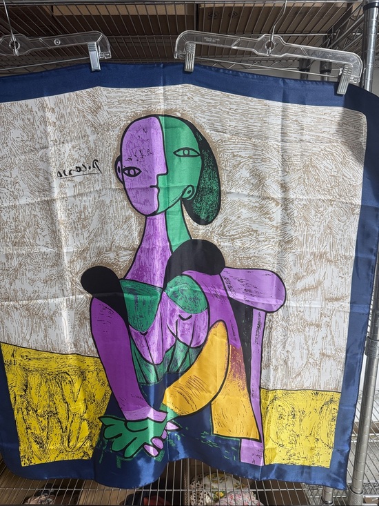 Other - Vintage Picasso Cubist Art Scarf